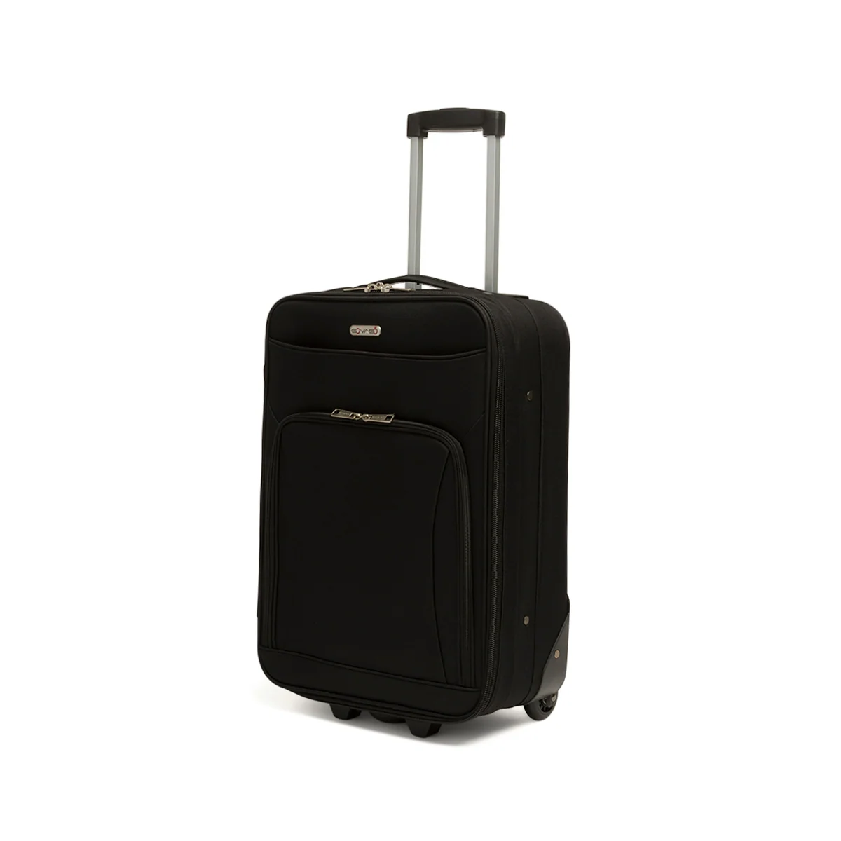 Trolley bagaglio a mano nero in tessuto Govago