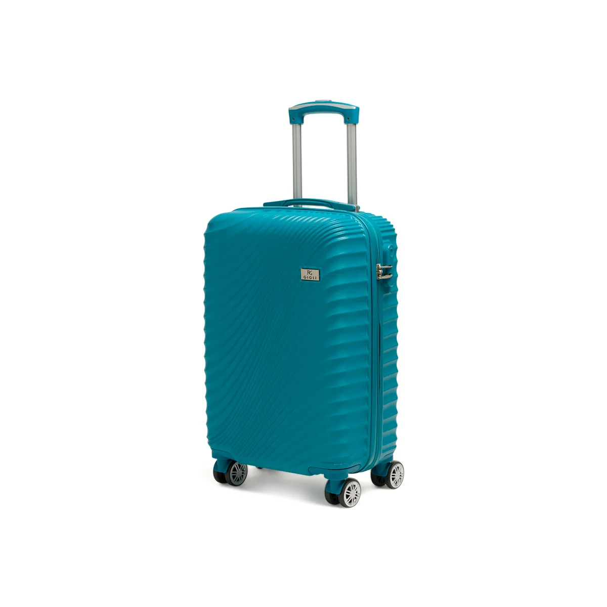 Trolley bagaglio a mano ottanio in ABS Romeo Gigli