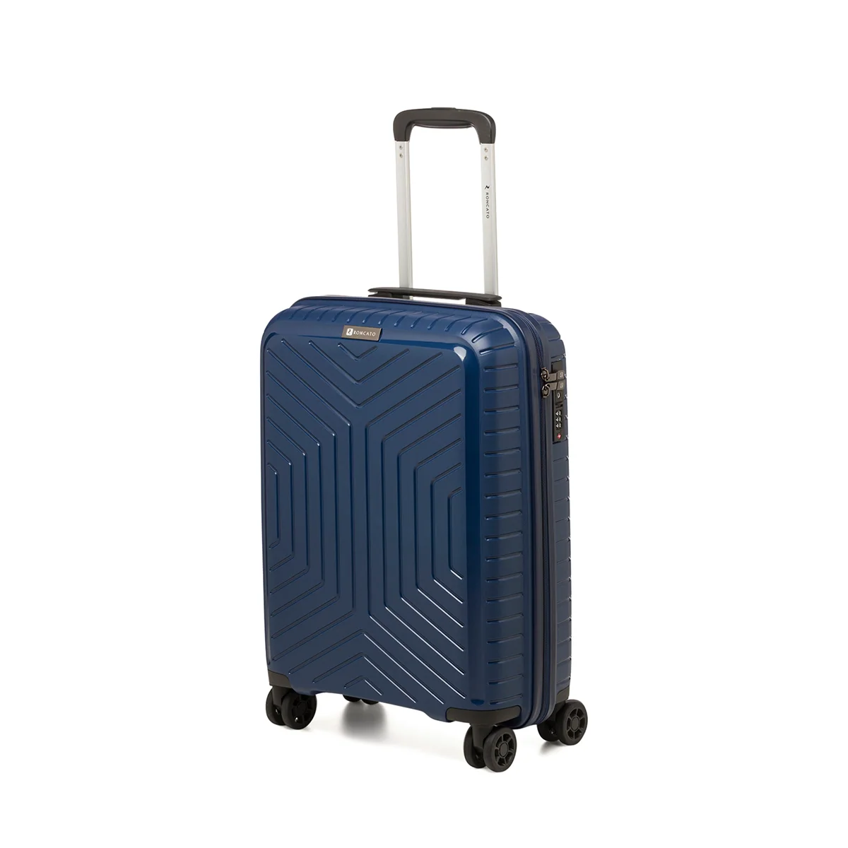 Trolley bagaglio a mano rigido blu in ABS Ciak Roncato Hexa