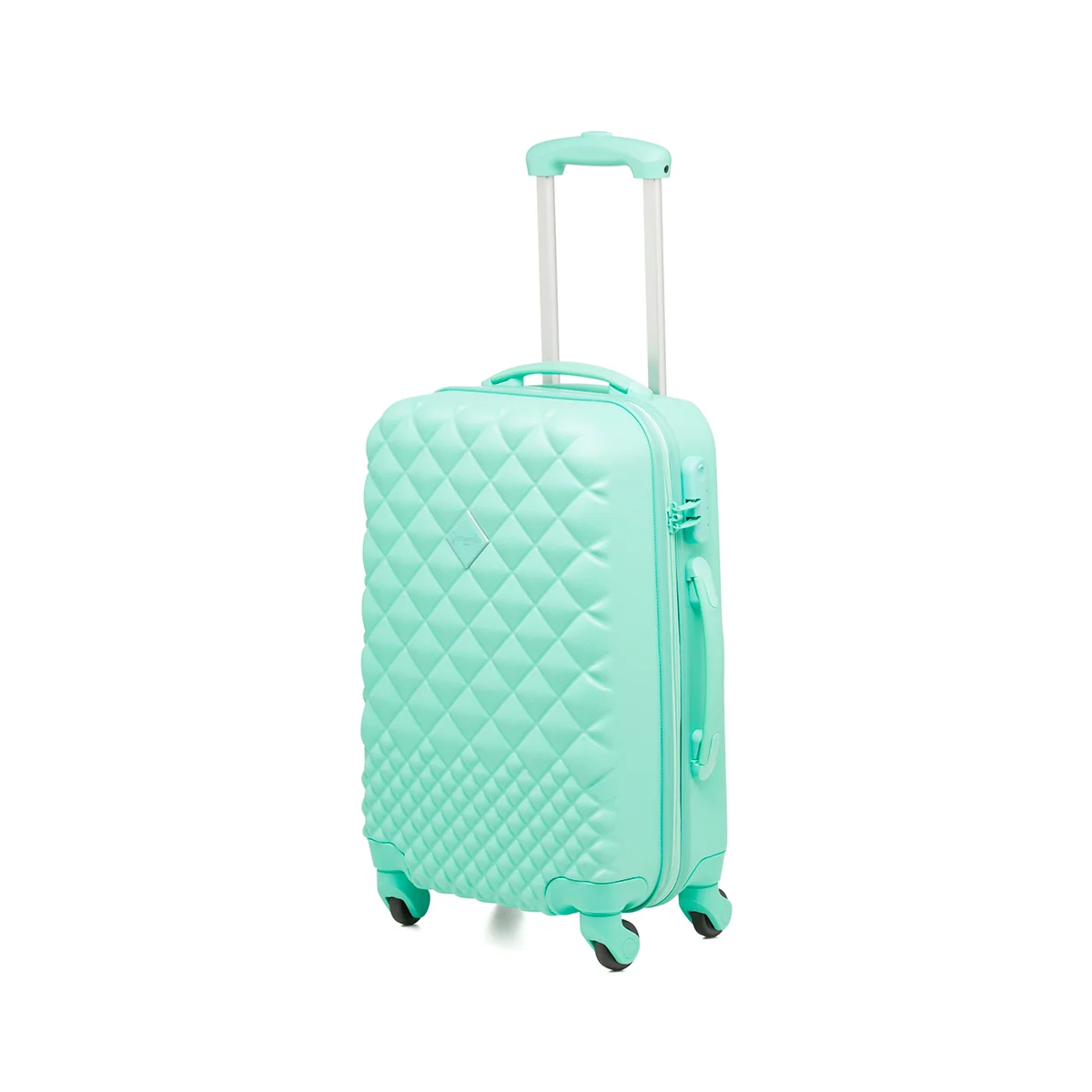 Trolley bagaglio a mano turchese in ABS Camomilla Milano