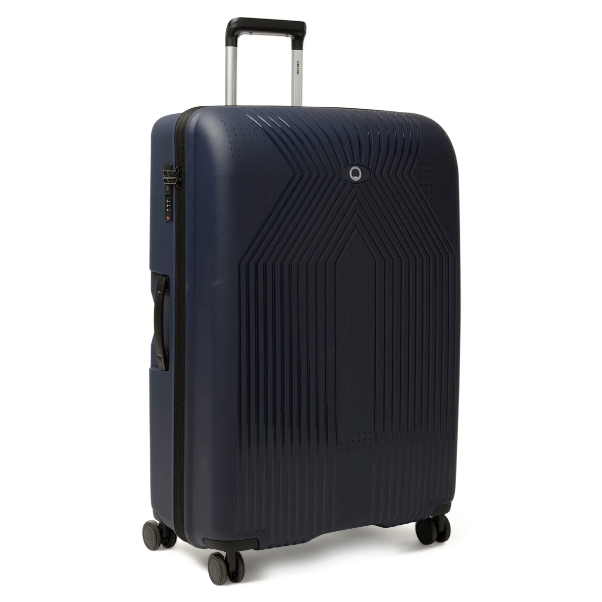 Trolley bagaglio grande blu in ABS Delsey Paris