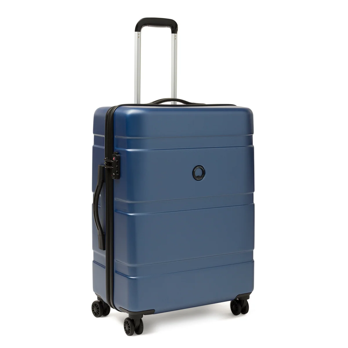 Trolley bagaglio medio blu in ABS Delsey Paris