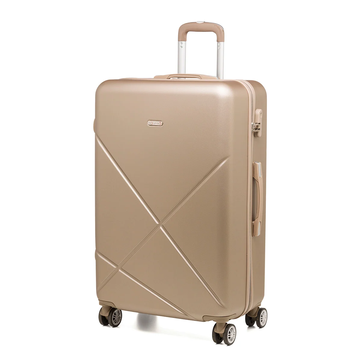 Trolley grande beige in ABS Govago