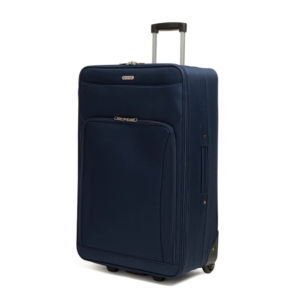 Trolley grande blu navy in tessuto Govago