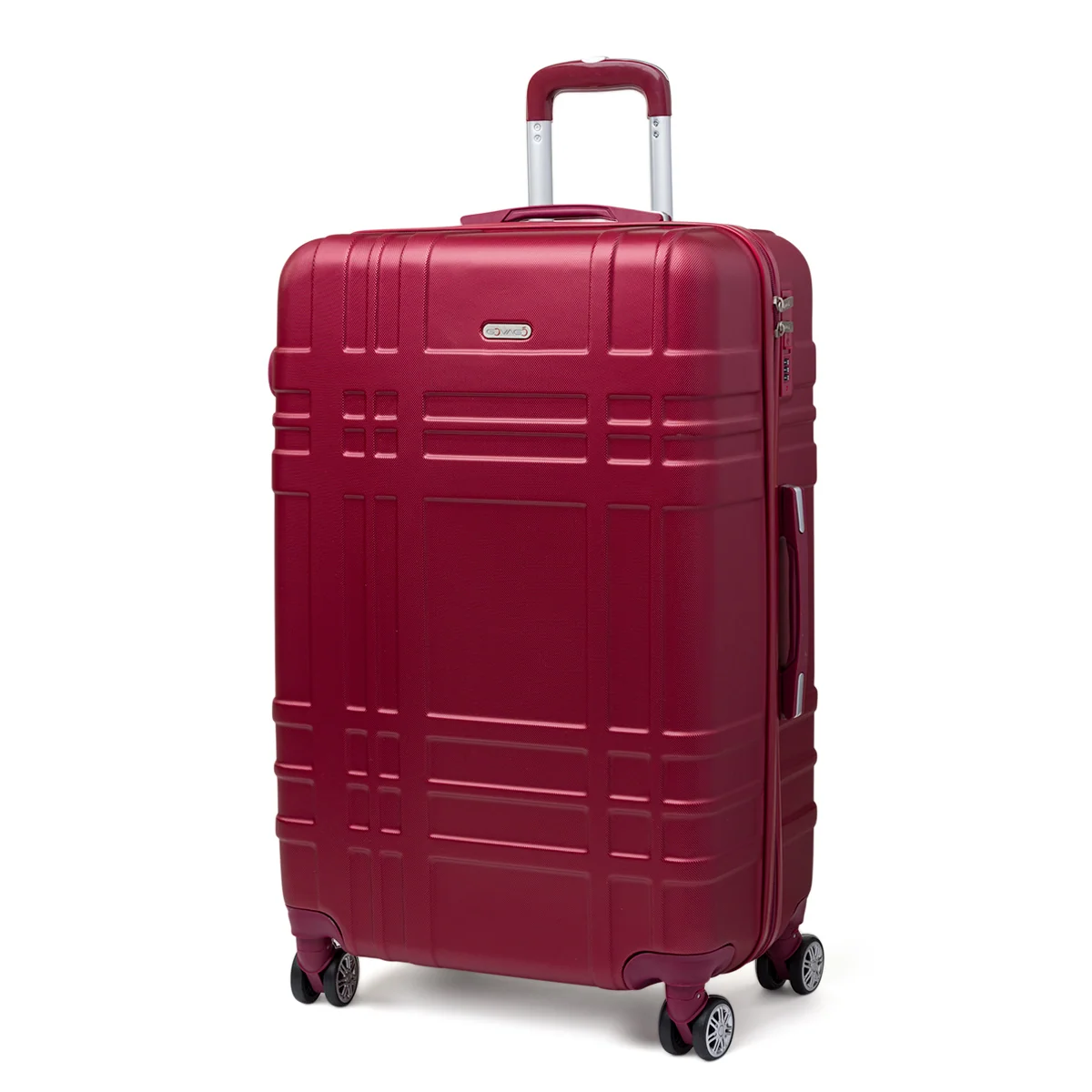 Trolley grande in abs rosso bordeaux Govago