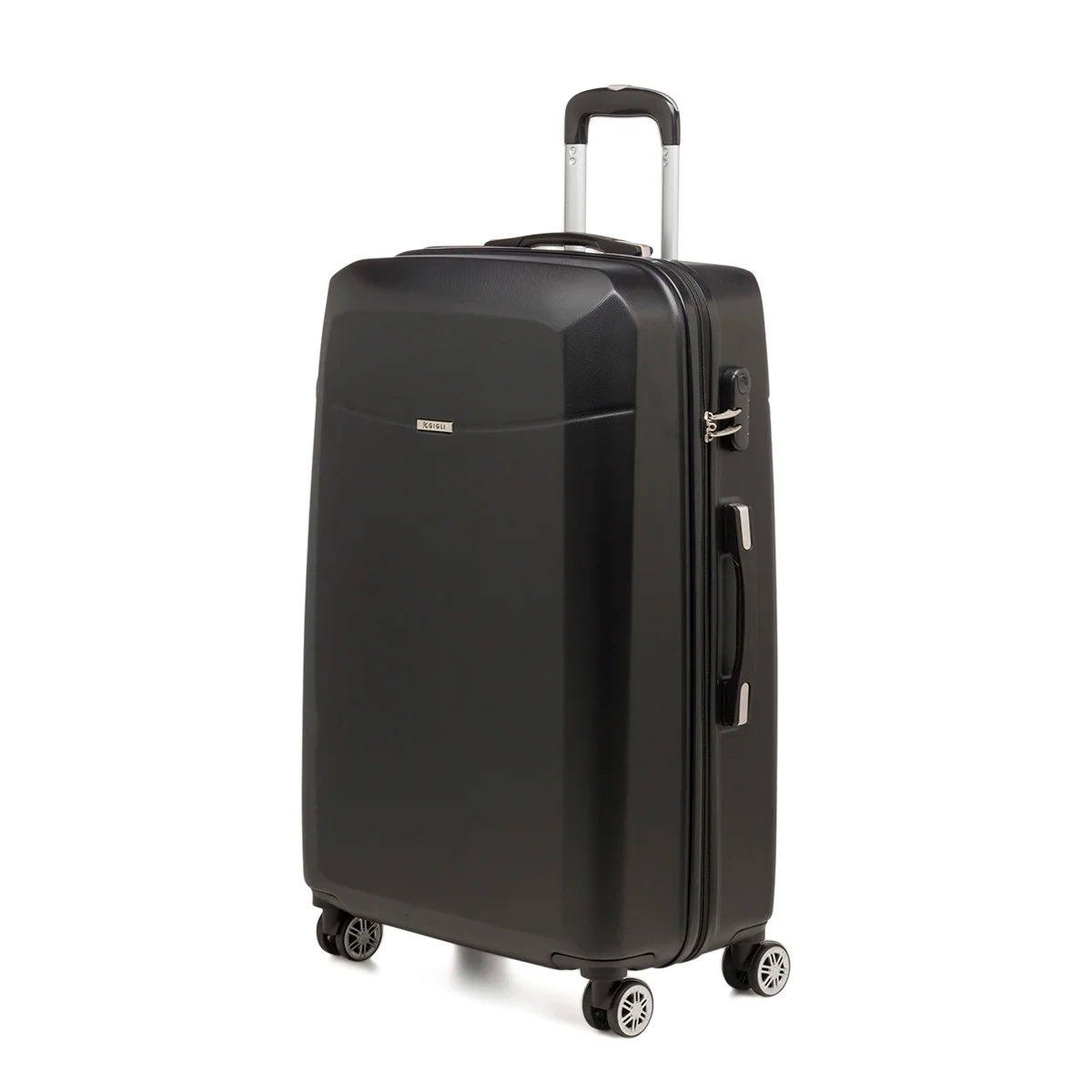 Trolley grande nero in ABS Romeo Gigli