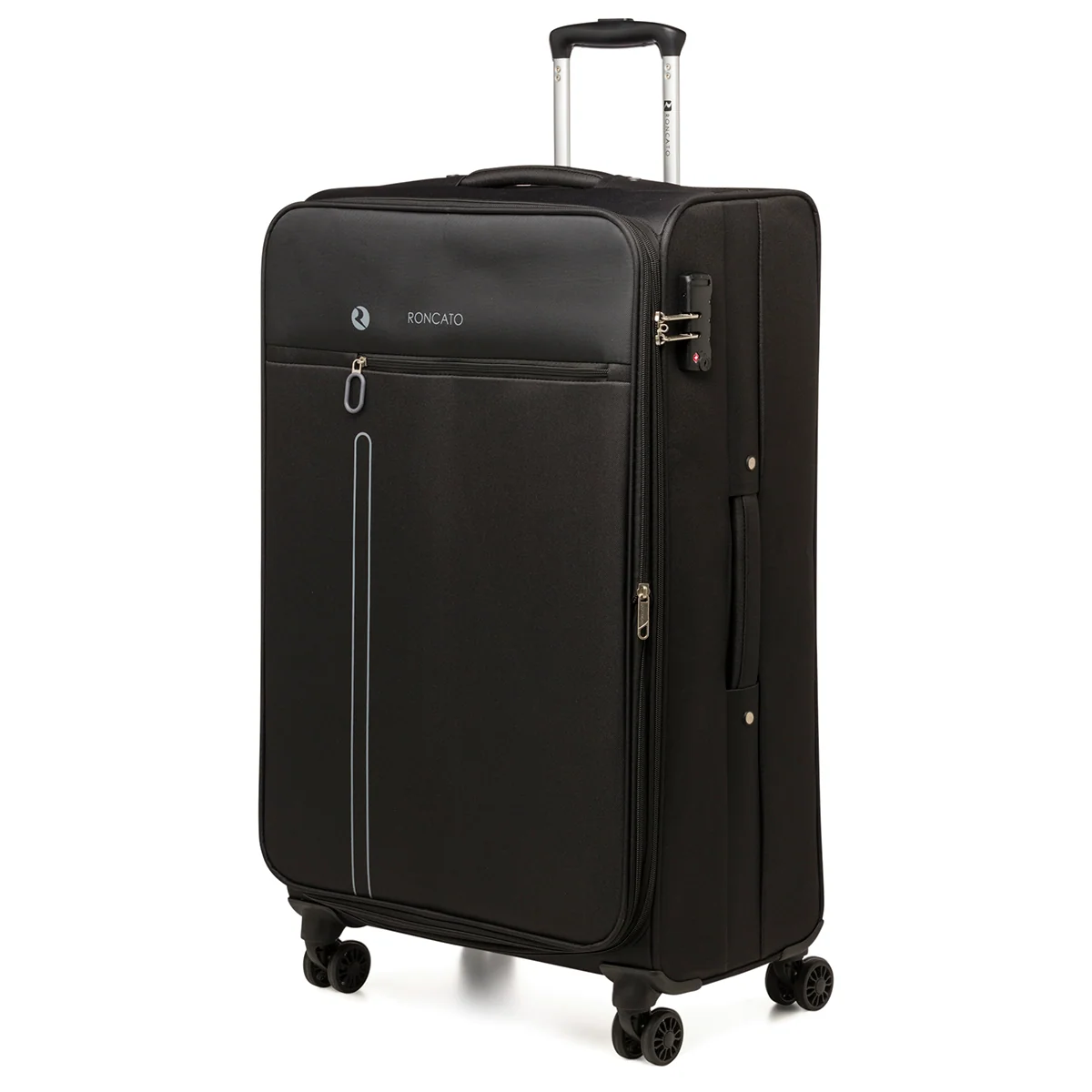 Trolley grande nero in tessuto Ciak Roncato One Way