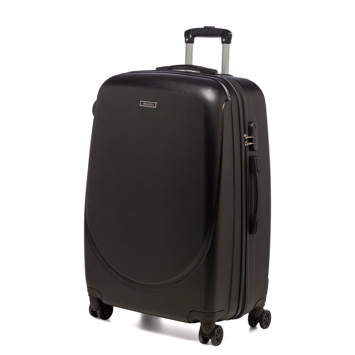 Trolley grande rigido nero in ABS Romeo Gigli