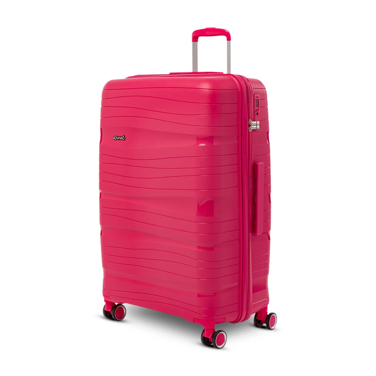 Trolley grande rosa in PP Govago