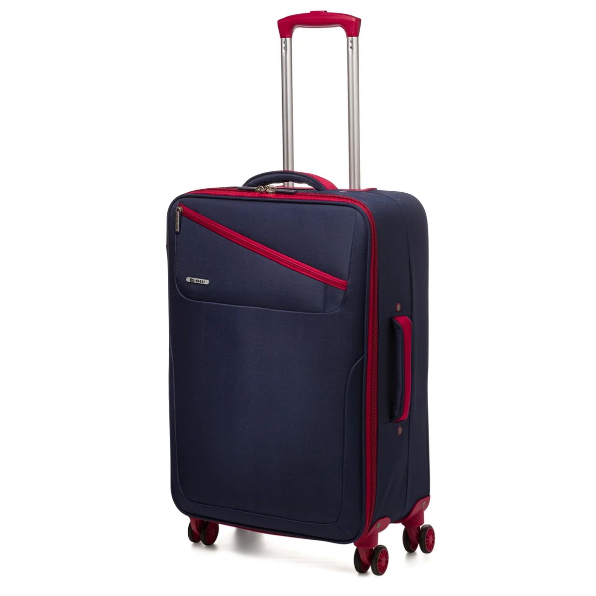 Trolley medio in tessuto blu Romeo Gigli