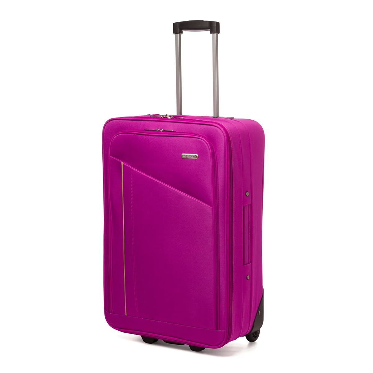 Trolley medio in tessuto fucsia Govago