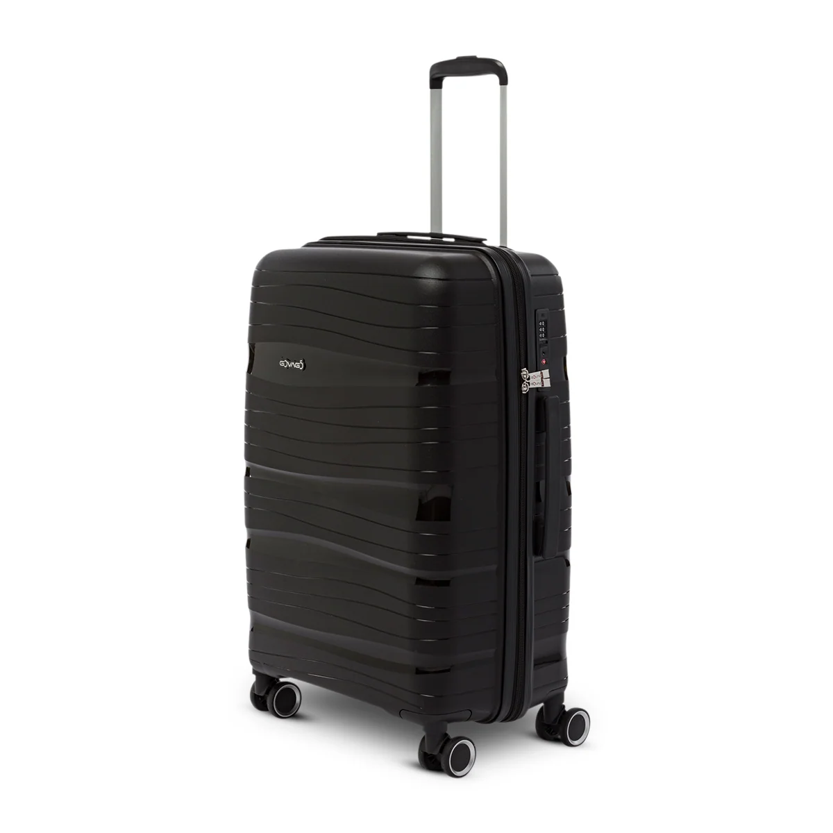 Trolley medio nero in PP Govago