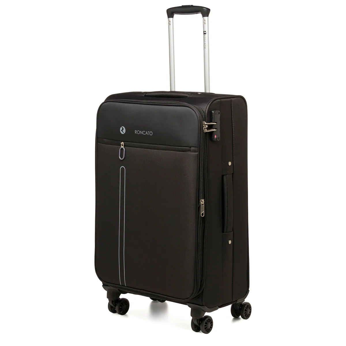 Trolley medio nero in tessuto Ciak Roncato One Way