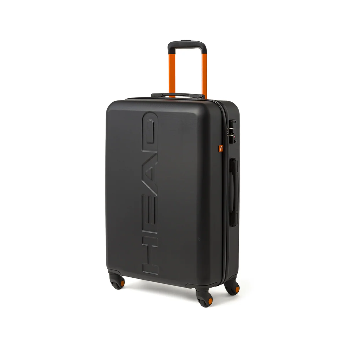 Trolley Medio rigido Unisex nero in ABS con 4 ruote multidirezionali Head