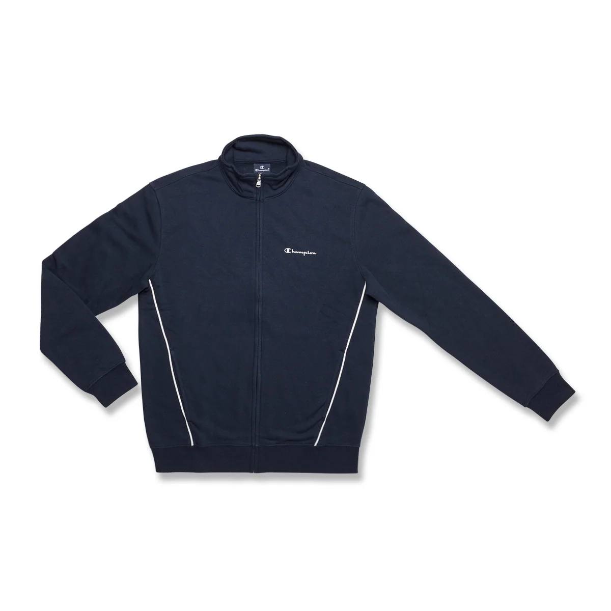 Tuta blu full-zip da uomo con logo Champion