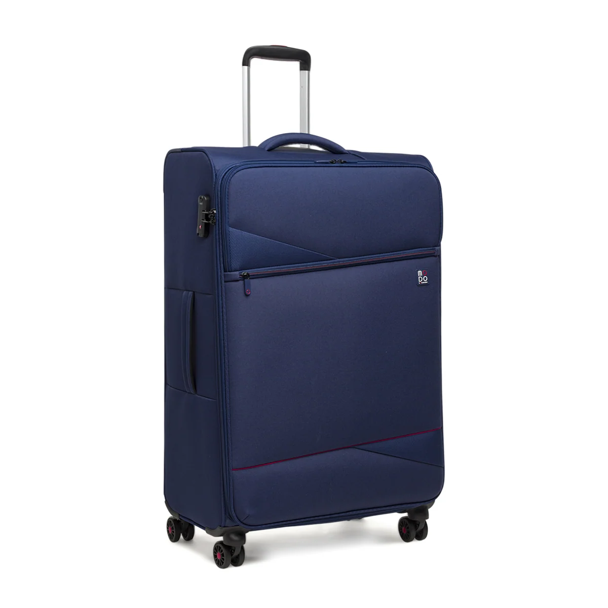 Valigia da stiva morbida blu con chiusura TSA MODO by Roncato