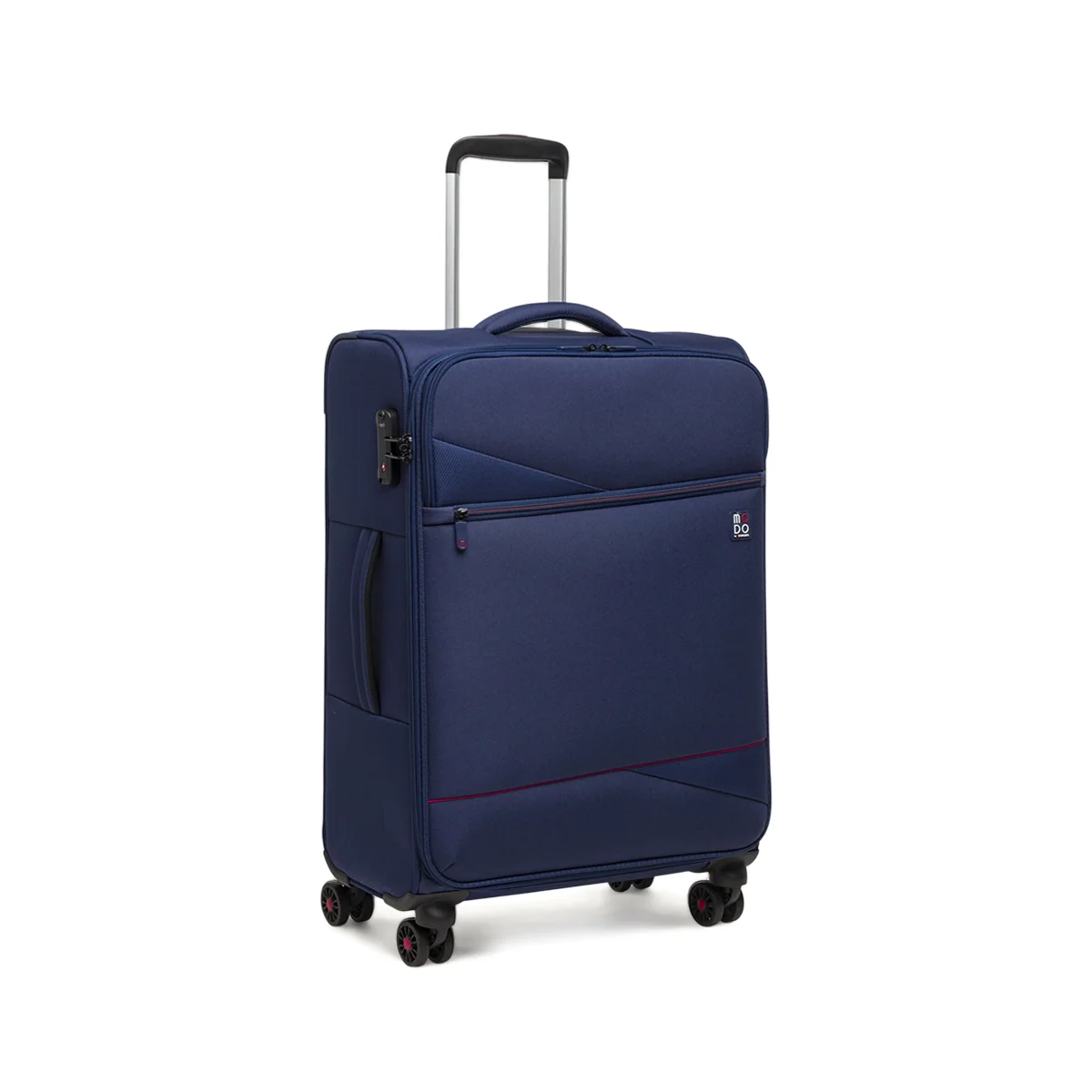 Valigia media blu in tessuto con chiusura TSA MODO by Roncato