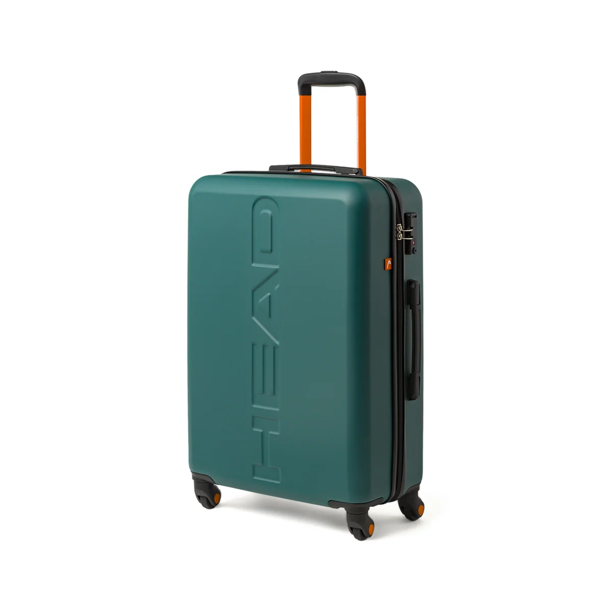 Valigia Media rigida da Unisex Verde in ABS con 4 ruote Head