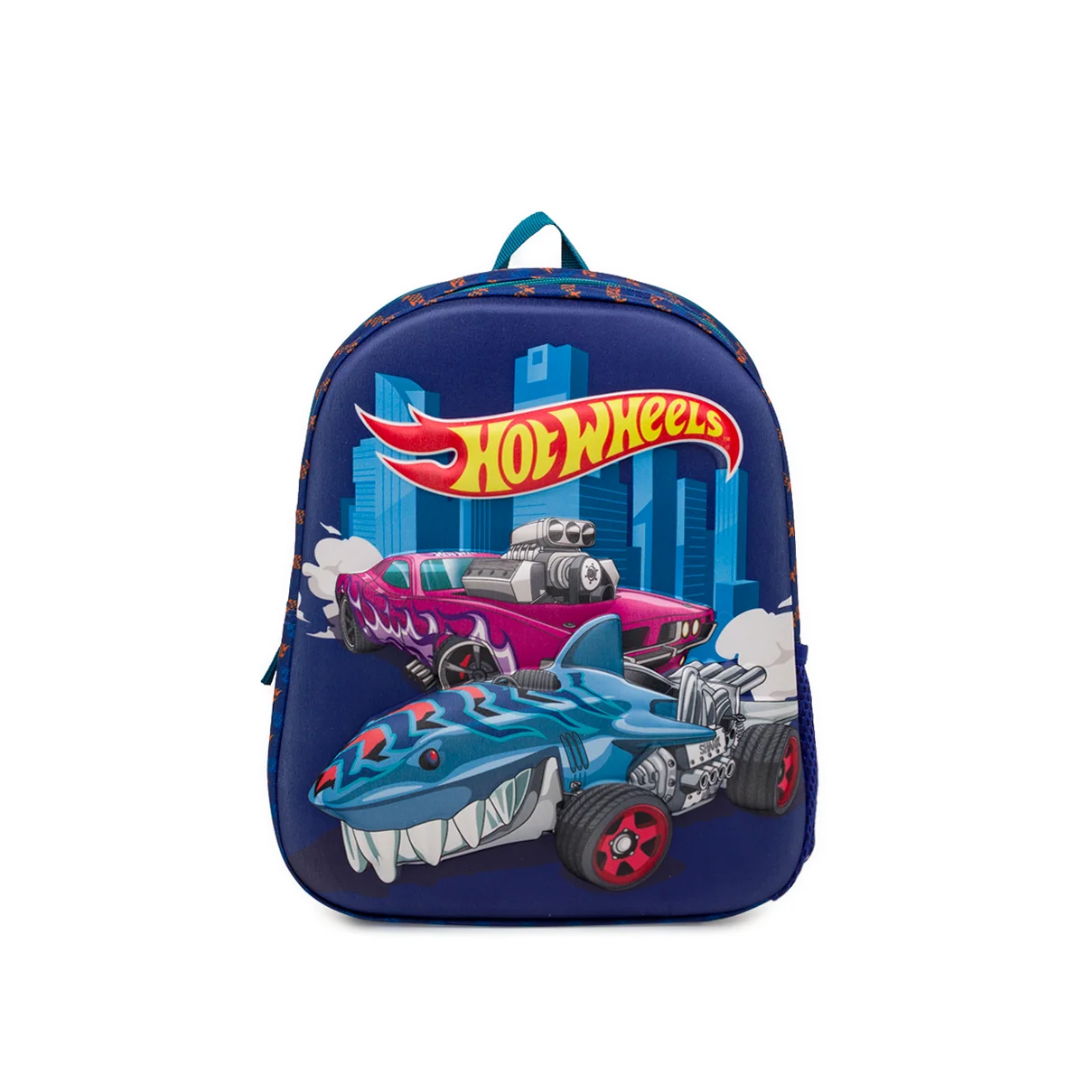 Zainetto blu scuola da Bambino Hot Wheels