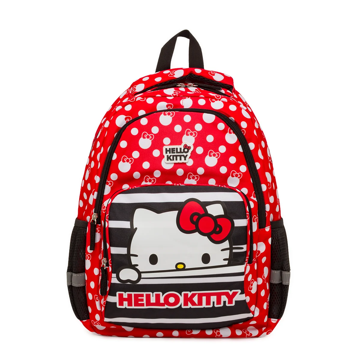 Zainetto Scuola da Bambina Rosso e Nero Hello Kitty- Back To School