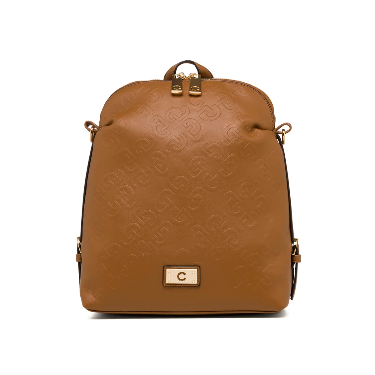Zaino marrone da donna con monogramma Carrera Jeans Ilary