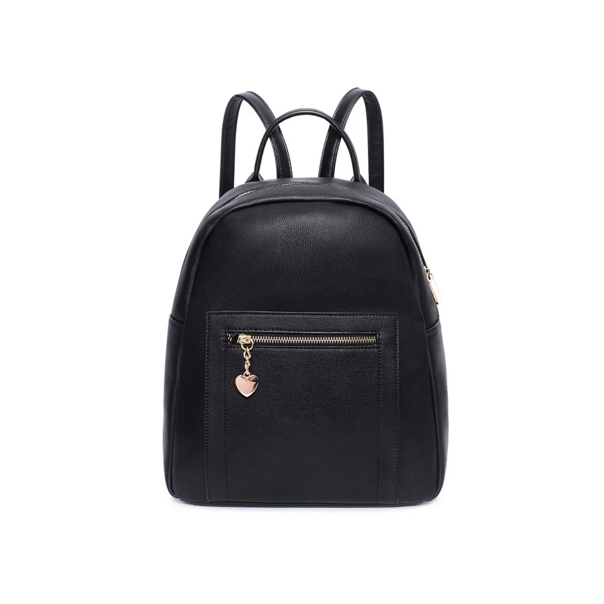 Zaino nero con cuore pendente Lora Ferres