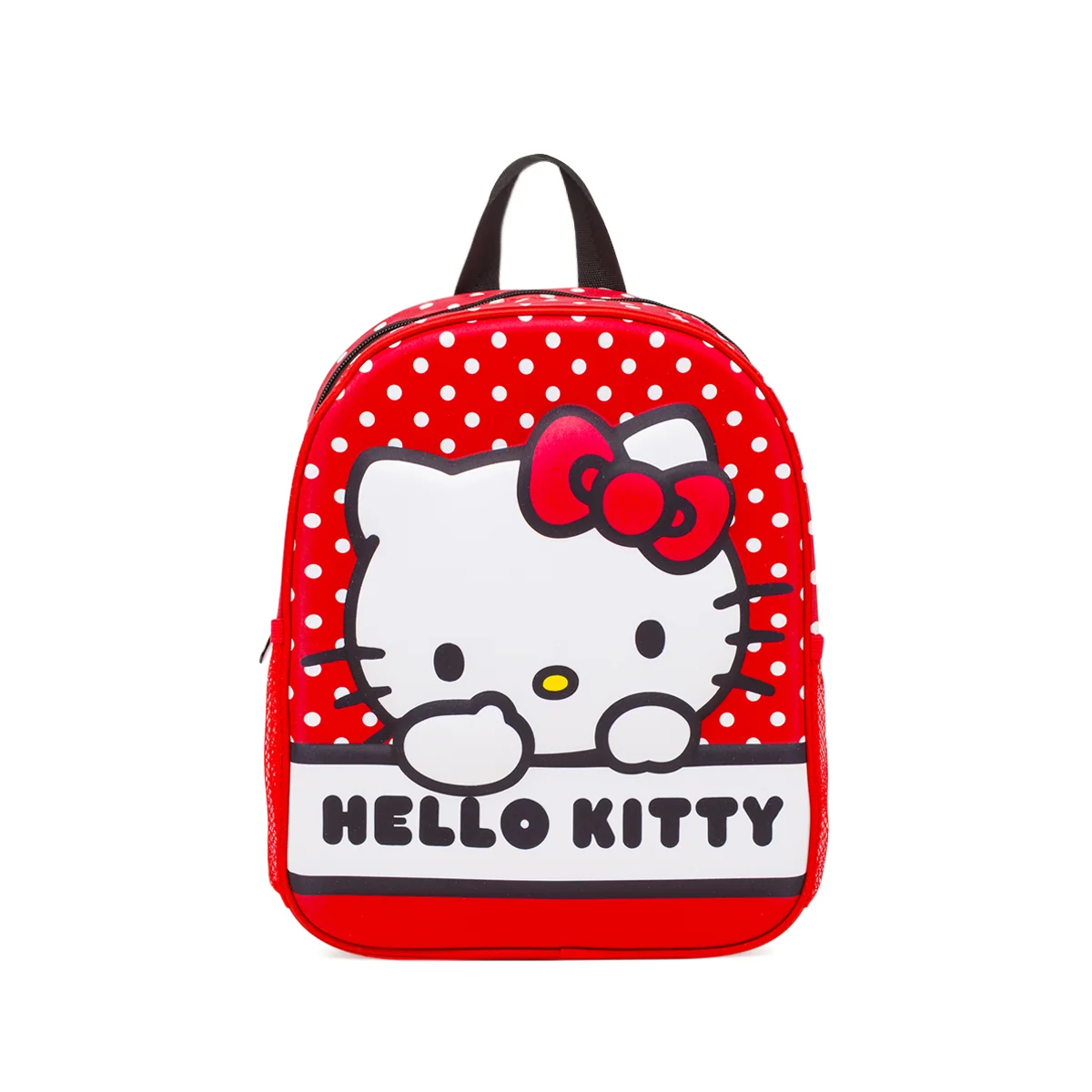 Zaino per la scuola rosso da Bambina con stampa Hello Kitty