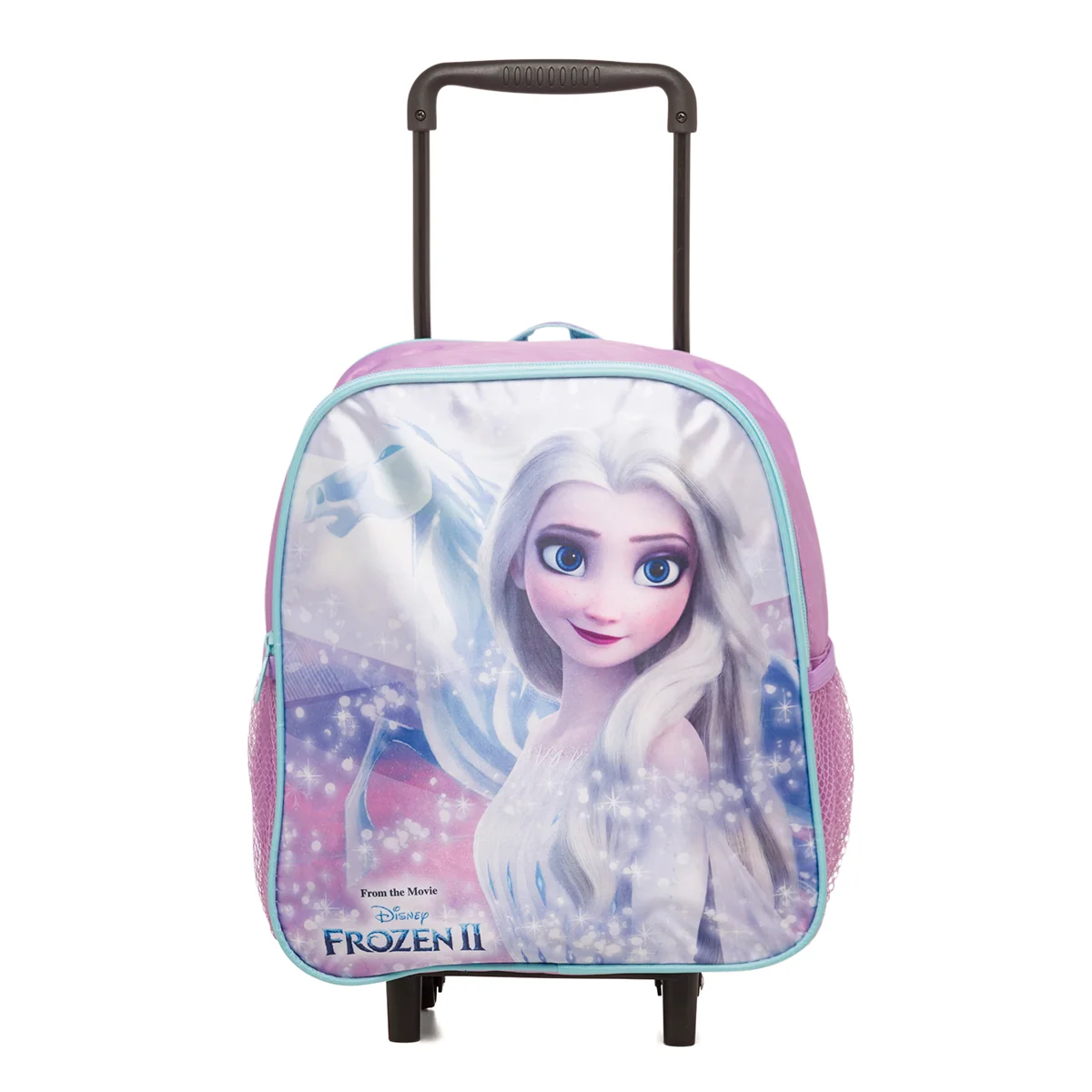 Zaino trolley da scuola lilla con stampa Frozen