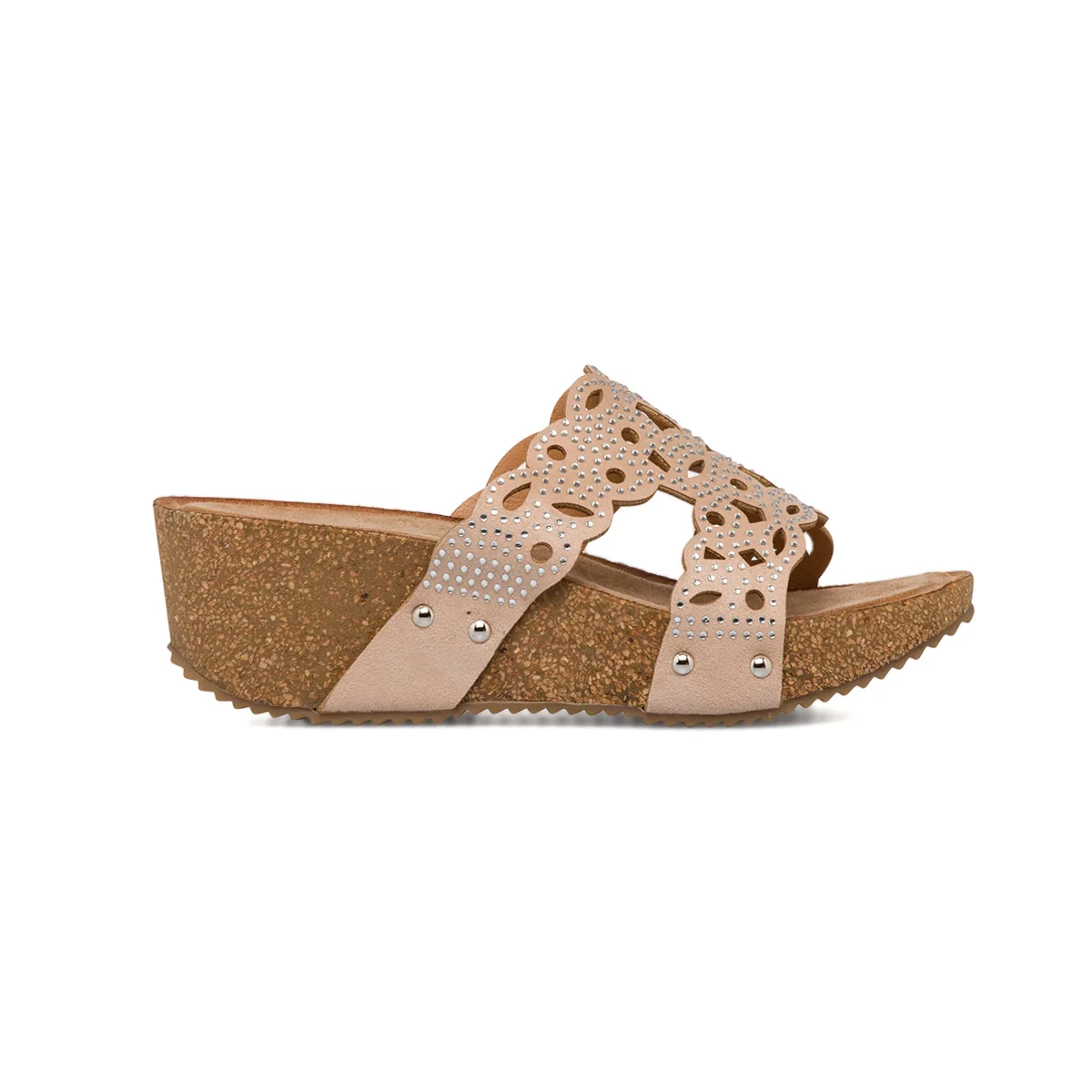 Zeppe nude da donna con strass Lora Ferres On The Beach