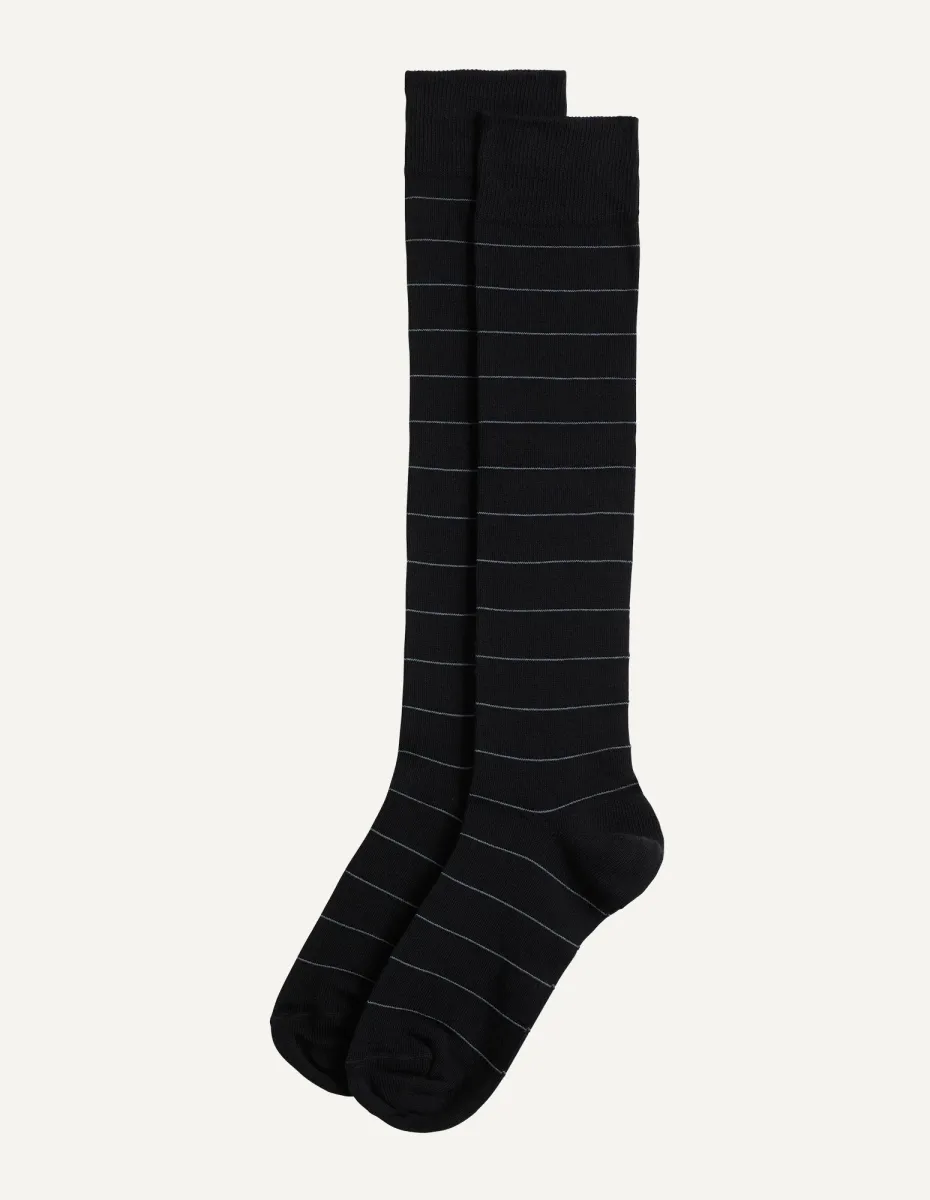Calze lunghe nero righe - Daily