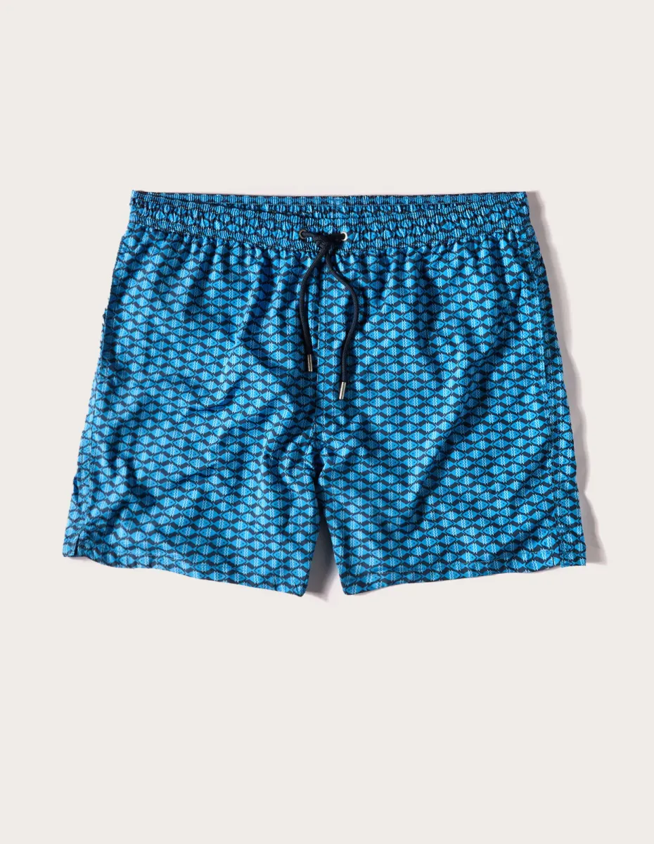 Costume boxer da uomo con pesci Marina I