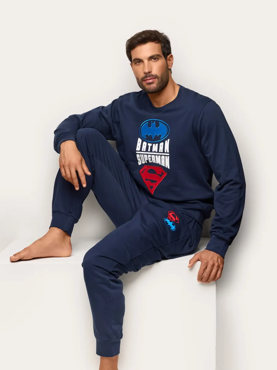 Pigiama lungo Superman Vs Batman